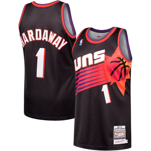 1-Anfernee Hardaway Phoenix Suns  1999-00 Hardwood Classics Authentic Jersey - Black