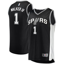 Load image into Gallery viewer, 1-Lonnie Walker San Antonio Spurs  Jersey - Icon Edition - Black