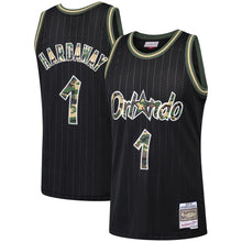 Load image into Gallery viewer, 1-Penny Hardaway Orlando Magic Straight Fire Camo Swingman Jersey – Black