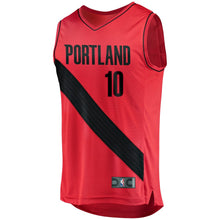 Load image into Gallery viewer, 10-Jake Layman Portland Trail Blazers  Jersey - Statement Edition - Red