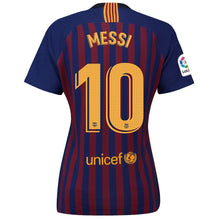 Load image into Gallery viewer, 10-Lionel Messi Barcelona Women's 2018-19 Home Stadium Player Jersey – Blue