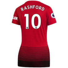 Load image into Gallery viewer, 10-Marcus Rashford Manchester United Women's 2018-19 Home Player Jersey – Red