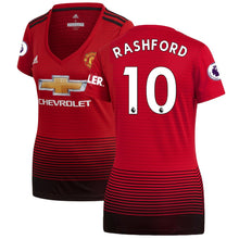 Load image into Gallery viewer, 10-Marcus Rashford Manchester United Women's 2018-19 Home Player Jersey – Red