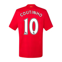 Load image into Gallery viewer, 10-Philippe Coutinho Liverpool New Balance  Home Player Jersey - Red