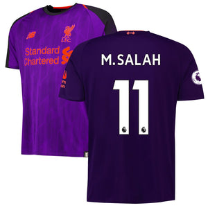 11-Mohamed Salah Liverpool New Balance 2018-19 Away Player Jersey
