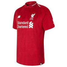 Load image into Gallery viewer, 11-Mohamed Salah Liverpool New Balance 2018-19 Home Player Jersey – Red