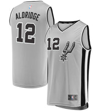 Load image into Gallery viewer, 12-LaMarcus Aldridge San Antonio Spurs  Jersey - Statement Edition – Gray