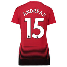 Load image into Gallery viewer, 15-Andreas Pereira Manchester United Women's 18-19 Home Jersey – Red
