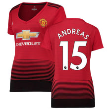 Load image into Gallery viewer, 15-Andreas Pereira Manchester United Women's 18-19 Home Jersey – Red
