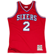 Load image into Gallery viewer, 2-Moses Malone Philadelphia 76ers  1982 - 1983  Jersey - Red