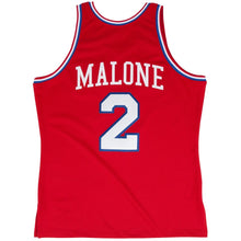Load image into Gallery viewer, 2-Moses Malone Philadelphia 76ers  1982 - 1983  Jersey - Red
