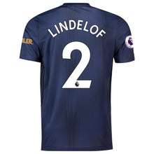 Load image into Gallery viewer, 2-Victor Lindelof Manchester United 2018-19 Third Player Jersey – Navy