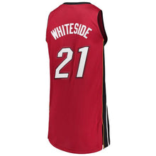 Load image into Gallery viewer, 21-Hassan Whiteside Miami Heat  Authentic Jersey - Red