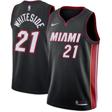 Load image into Gallery viewer, 21-Hassan Whiteside Miami Heat Swingman Jersey Black - Icon Edition