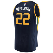 Load image into Gallery viewer, 22-Thabo Sefolosha Utah Jazz  Player Jersey - Icon Edition – Navy