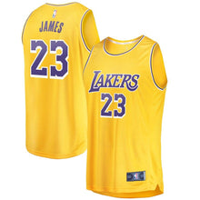 Load image into Gallery viewer, 23-LeBron James Los Angeles Lakers Jersey Gold - Icon Edition