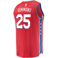 Load image into Gallery viewer, 25-Ben Simmons Philadelphia 76ers Jersey Red - Statement Edition