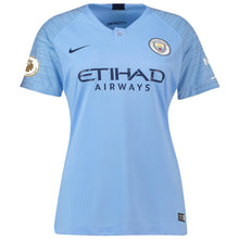 Load image into Gallery viewer, 26-Riyad Mahrez Manchester City Women's 2018-19 Home Stadium Player Jersey – Blue