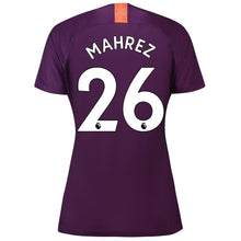 Load image into Gallery viewer, 26-Riyad Mahrez Manchester City Women's 2018-19 Third Stadium Player Jersey – Purple