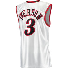 Load image into Gallery viewer, 3-Allen Iverson Philadelphia 76ers 2001 Hardwood Classics Authentic Jersey - White
