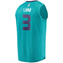 Load image into Gallery viewer, 3-Jeremy Lamb Charlotte Hornets  Jersey - Icon Edition – Teal