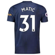 Load image into Gallery viewer, 31-Nemanja Matic Manchester United 2018-19 Third Player Jersey – Navy