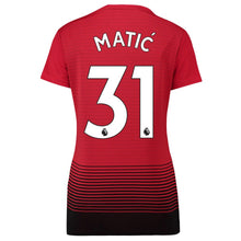 Load image into Gallery viewer, 31-Nemanja Matic Manchester United Women's 18-19 Home Jersey – Red