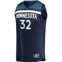 Load image into Gallery viewer, 32-Karl-Anthony Towns Minnesota Timberwolves Jersey Navy - Icon Edition