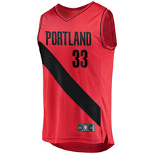 Load image into Gallery viewer, 33-Zach Collins Portland Trail Blazers  Jersey - Statement Edition - Red