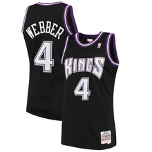 Load image into Gallery viewer, 4-Chris Webber Sacramento Kings  2000-01 Hardwood Classics Swingman Jersey - Black