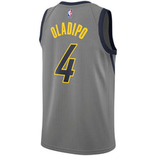 Load image into Gallery viewer, 4-Victor Oladipo Indiana Pacers  Swingman Jersey – City Edition – Gray