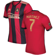 Load image into Gallery viewer, 7-Josef Martinez Atlanta United FC 2017-18 5-Stripe Home Authentic Jersey - Red-Black