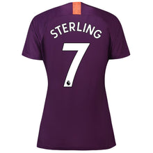Load image into Gallery viewer, 7-Raheem Sterling Manchester City Women's 2018-19 Third Stadium Player Jersey – Purple