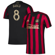 Load image into Gallery viewer, 8-Ezequiel Barco Atlanta United FC 219 Star and Stripes Player Jersey – Red