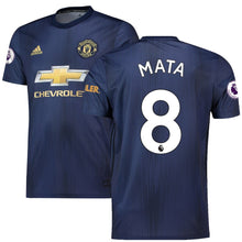 Load image into Gallery viewer, 8-Juan Mata Manchester United 2018-19 Third Player Jersey – Navy