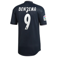 Load image into Gallery viewer, 9-Karim Benzema Real Madrid 2018-19 Away Player Jersey – Gray