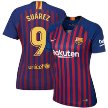 Load image into Gallery viewer, 9-Luis Suárez Barcelona Women's 2018-19 Home Stadium Player Jersey – Blue