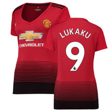 Load image into Gallery viewer, 9-Romelu Lukaku Manchester United Women's 18-19 Home Jersey – Red