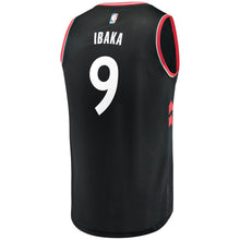 Load image into Gallery viewer, 9-Serge Ibaka Toronto Raptors Jersey Black - Statement Edition