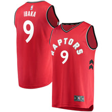 Load image into Gallery viewer, 9-Serge Ibaka Toronto Raptors  Jersey Red - Icon Edition