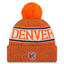 Load image into Gallery viewer, Denver Broncos New Era 2019 Cold Weather Knit Hat – Orange