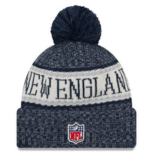 Load image into Gallery viewer, New England Patriots New Era 2019 Cold Weather Knit Hat – Navy