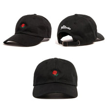 Load image into Gallery viewer, Flower Summer Embroidery Curved Spring Snapback Caps