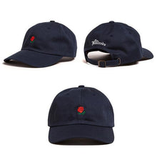 Load image into Gallery viewer, Flower Summer Embroidery Curved Spring Snapback Caps