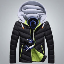 Load image into Gallery viewer, Winter Jacket Men Hat Detachable Warm Coat