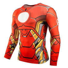 Load image into Gallery viewer, Long Sleeve Crossfit 3D Superman Punisher T Shirt