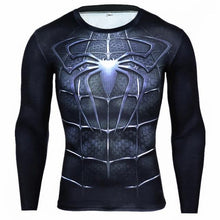 Load image into Gallery viewer, Long Sleeve Crossfit 3D Superman Punisher T Shirt