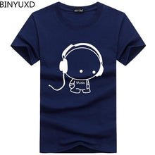 Load image into Gallery viewer, Headset Cartoon Printed Casual T Shirt Men