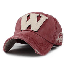 Load image into Gallery viewer, Embroidery Letter W Baseball Cap