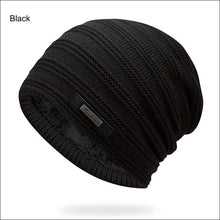 Load image into Gallery viewer, Gray Double-Layer Acrylic Velvet Beanie Hat Winter Warm